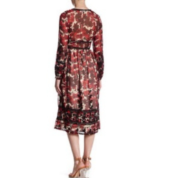 TOPSHOP Midnight Floral Embroidered Dress - Picture 3 of 7